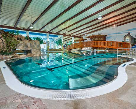 Innenaufnahme Schwimmbad Sölden