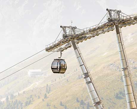 Gondel Bergbahn Sölden